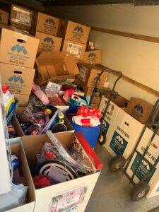 Food and toys collected for Metropolitan Ministries