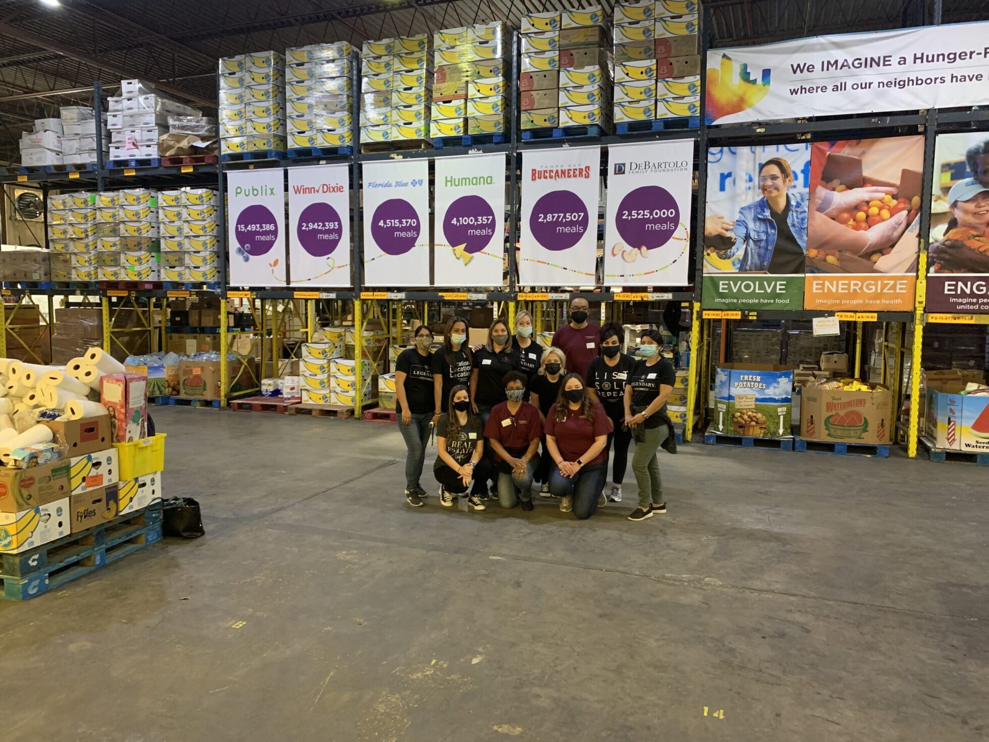 volunteers during be the sunshine week