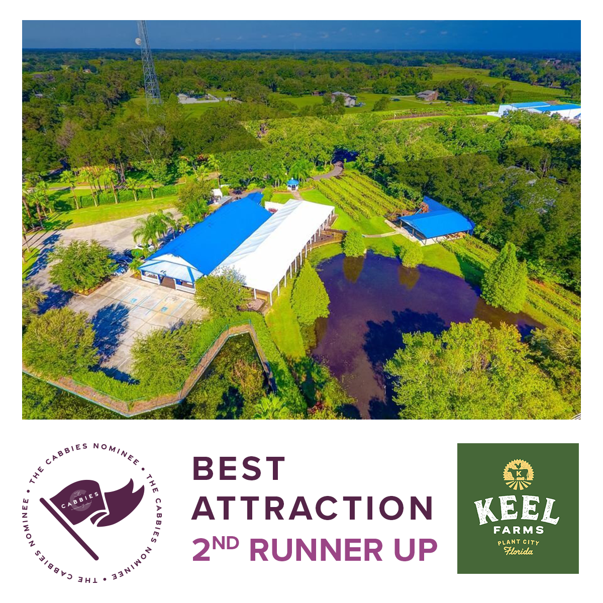 best attraction 2nd runner up - keel farms