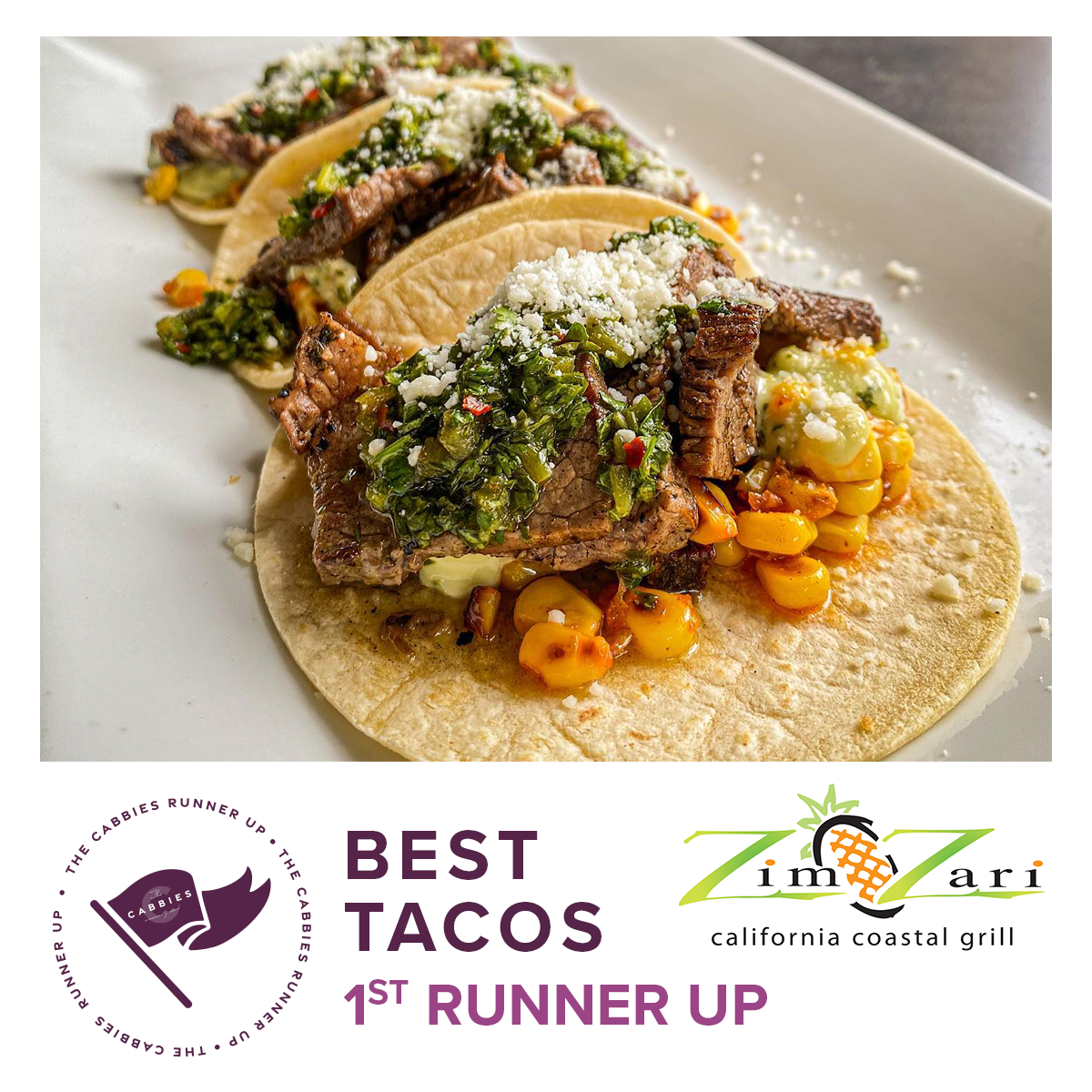 best tacos 1st runner up - Zim Zari