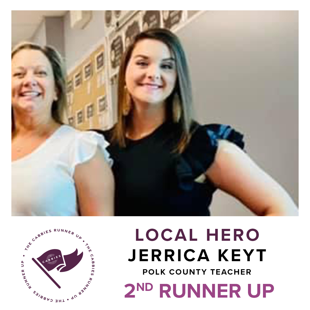 local hero 2nd runner up - Jerrica Keyt