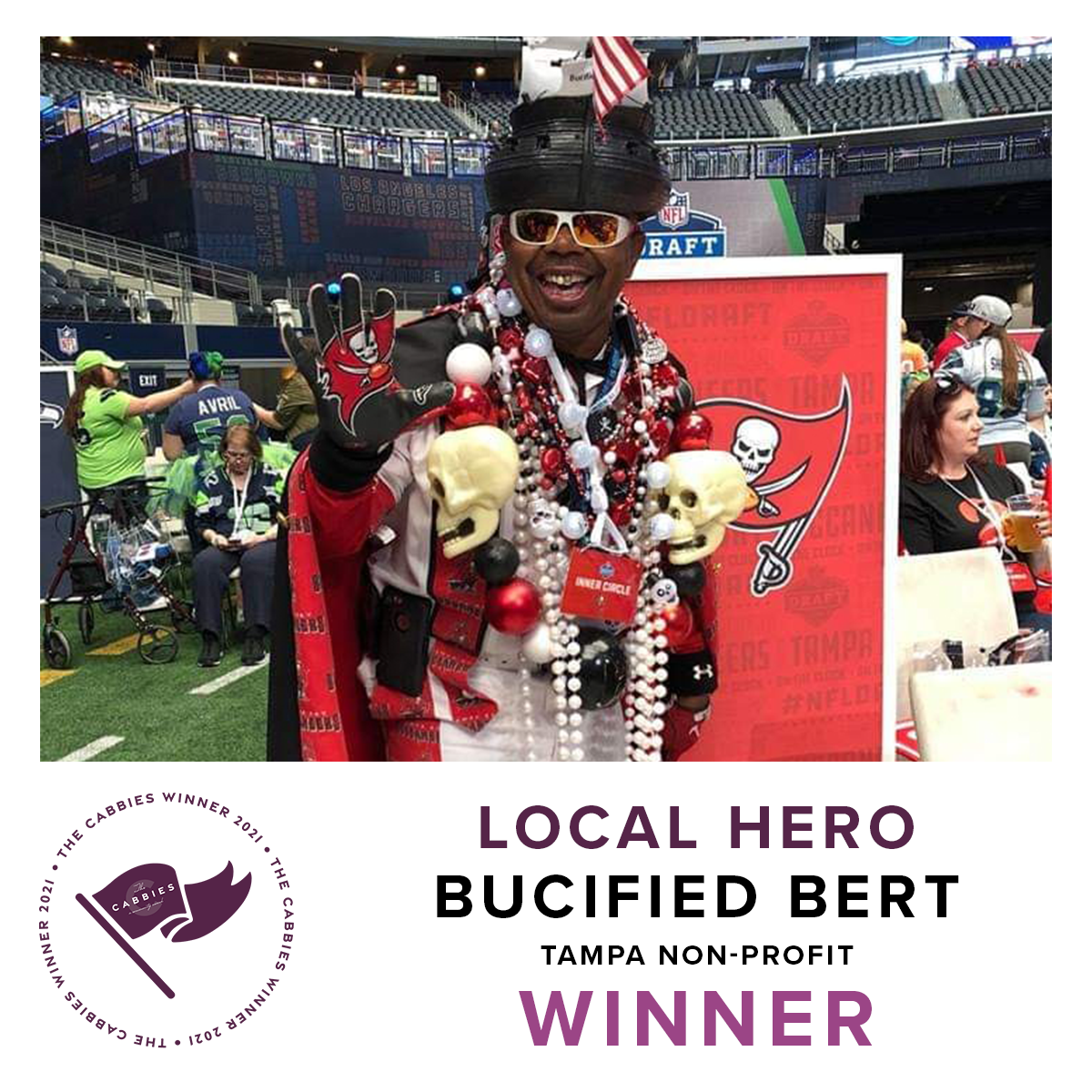 local hero winner - bucified bert