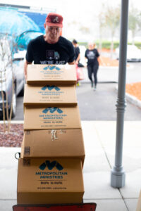 Allen Crumbley volunteering in the 2021 Cabernet Sleigh