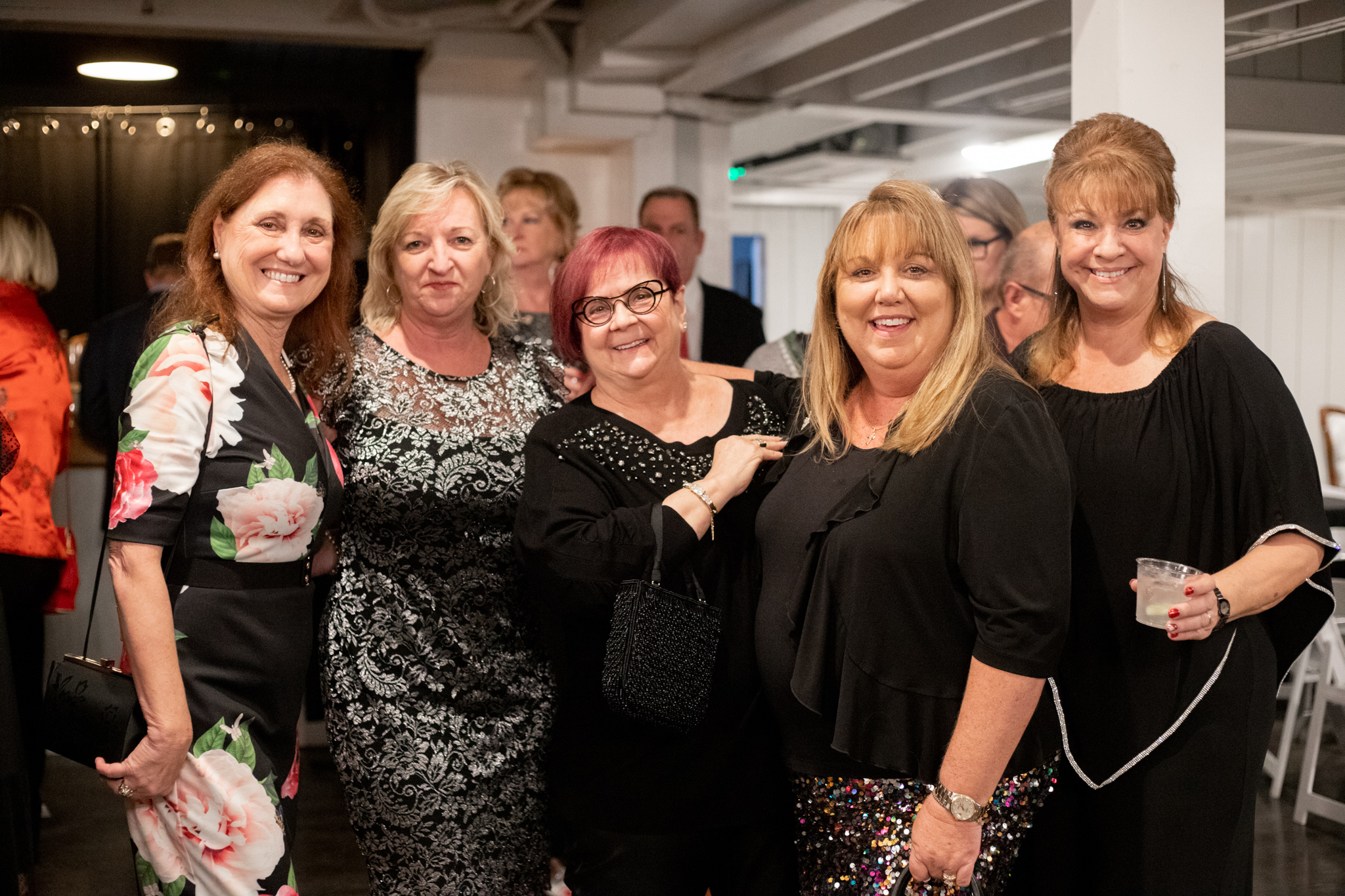 BHHSFLPG employees posing during Holiday Soiree