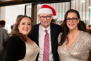 employees enjoying night at Holiday Soiree