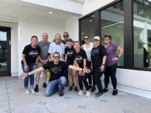 south tampa office employees volunteering